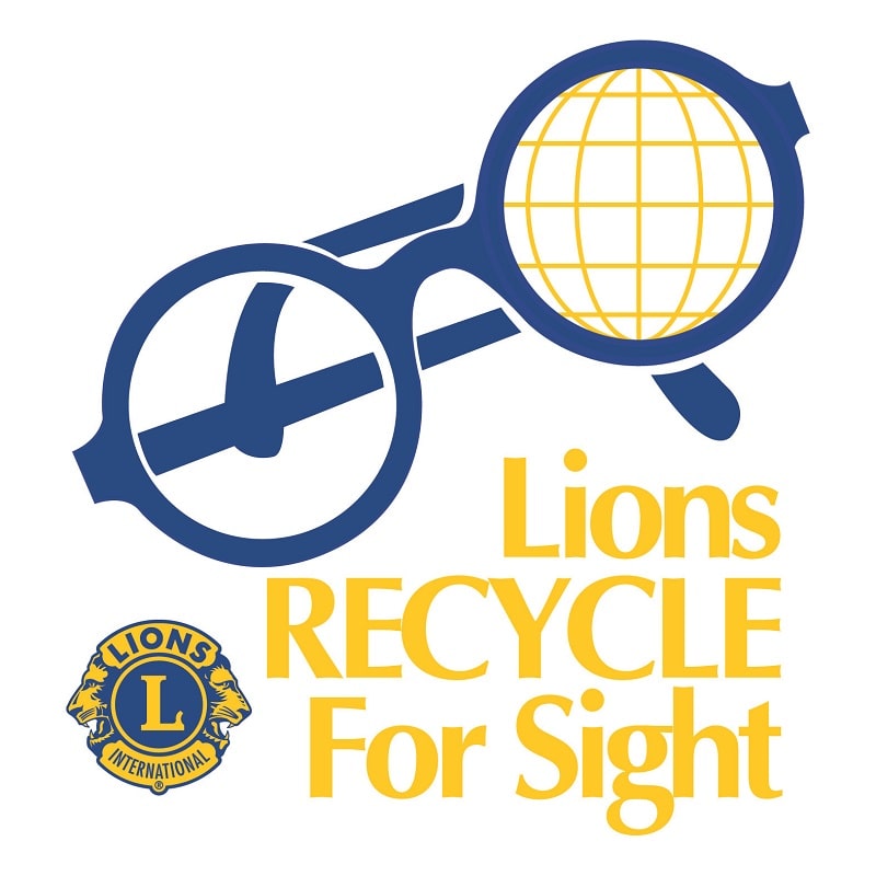 Lions recycle for sight logo